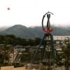Vind Energi C.O. WS-4C work of art "Wind Compass" producing power for park lights in Fukuoka, Japan